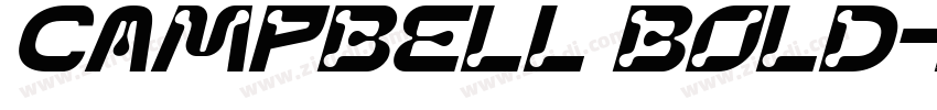CAMPBELL Bold字体转换 CAMPBELL Bold字体转换